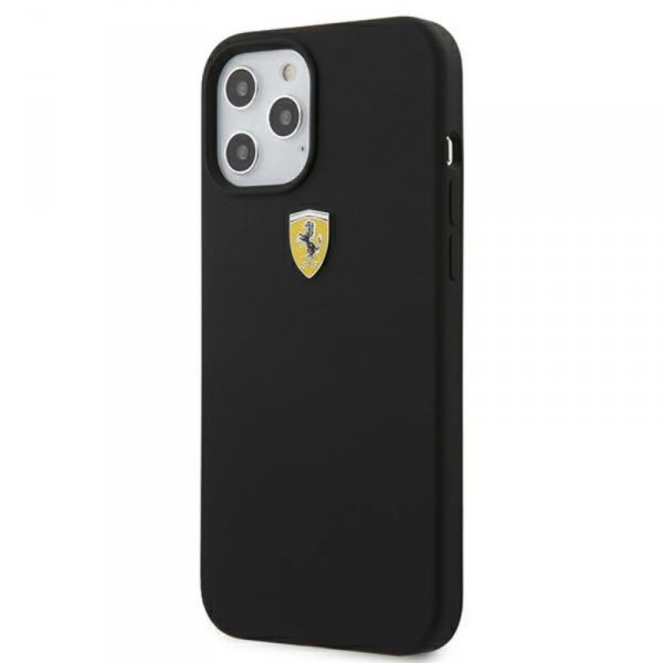 Ferrari On Track Silicone – Etui iPhone 12 Pro Max (czarny)