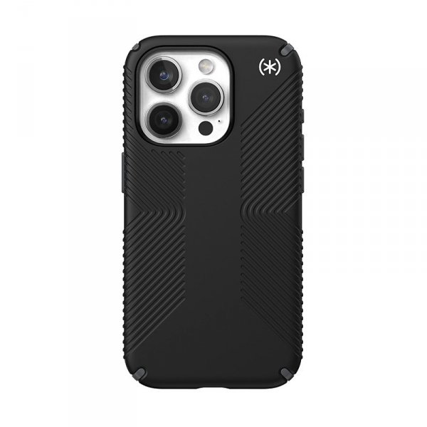 Speck Presidio2 Grip Magsafe - Etui iPhone 15 Pro (Black / Slate Grey / White)