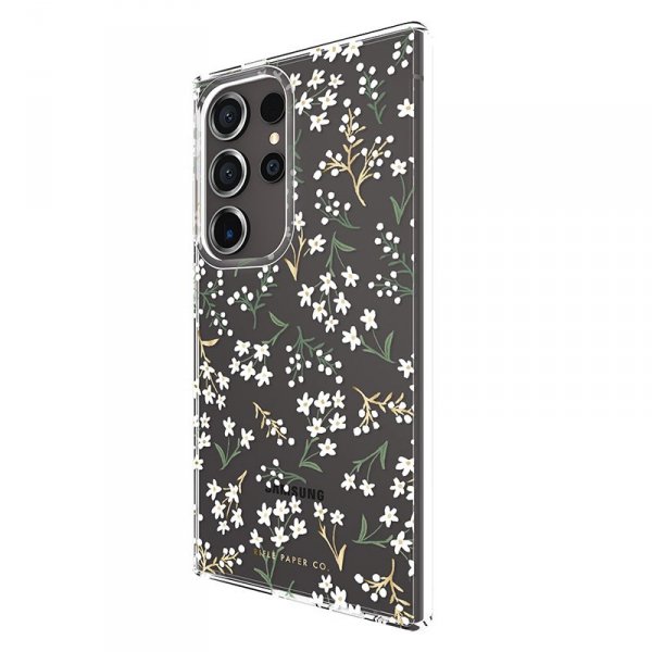 Rifle Paper Clear - Etui Samsung Galaxy S24 Ultra (Petite Fleurs)