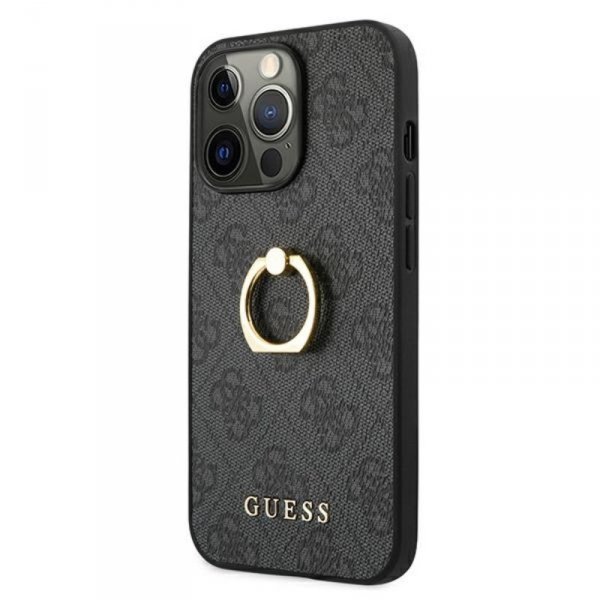 Guess 4G Ring Case - Etui iPhone 13 Pro (szary)