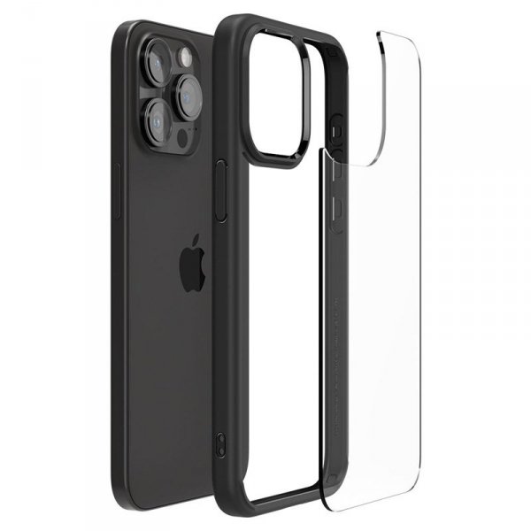 Spigen Ultra Hybrid - Etui do iPhone 15 Pro Max (Matte Black)