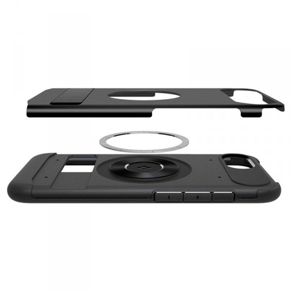 Spigen Slim Armor Mag MagSafe - Etui do iPhone 16e (Czarny)