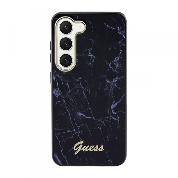 Guess Marble Collection - Etui Samsung Galaxy S23 (czarny)