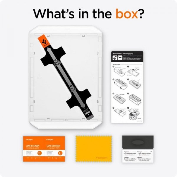 Spigen GLAS.TR EZ FIT - Szkło hartowane do iPad Pro 13&quot; (M4, 2024) (Przezroczysty)