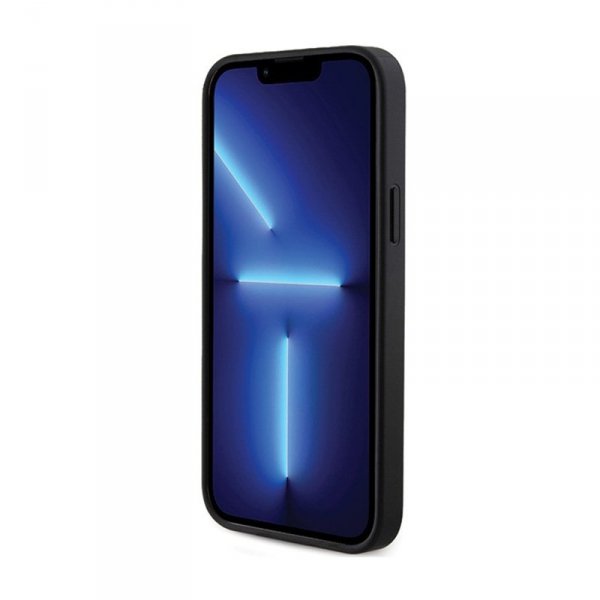 Guess 4G Triangle Metal Logo - Etui iPhone 14 Pro (czarny)