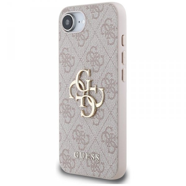 Guess 4G Big Logo - Etui do iPhone 16e (różowy)