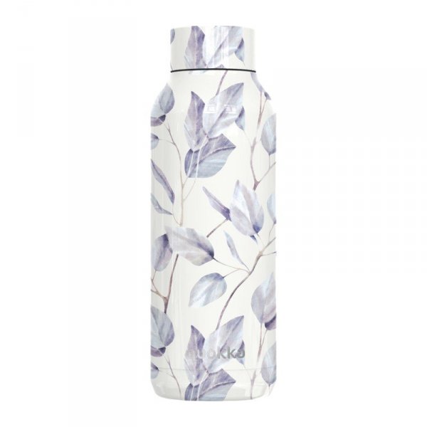 Quokka Solid - Butelka termiczna ze stali nierdzewnej 510 ml (Gray Bouquet)