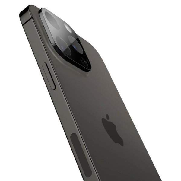 Spigen Optik.TR Camera Lens Protector 2-Pack - Szkło ochronne na obiektyw do iPhone 16 Pro / 16 Pro Max / 15 Pro / 15 Pro Max / 