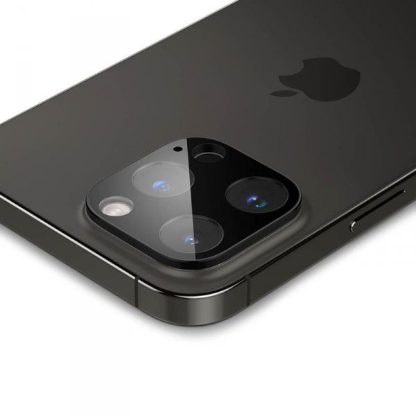 Spigen Optik.TR Camera Lens Protector 2-Pack - Szkło ochronne na obiektyw do iPhone 16 Pro / 16 Pro Max / 15 Pro / 15 Pro Max / 