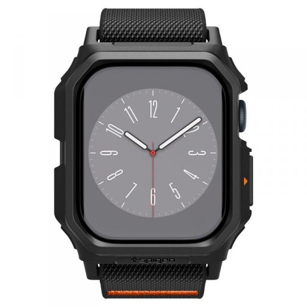 Spigen Lite Fit &quot;Pro&quot; - Etui z paskiem do Apple Watch 10 42 mm (Matte Black)