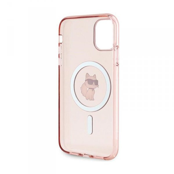 Karl Lagerfeld IML Choupette MagSafe - Etui iPhone 11 (różowy)