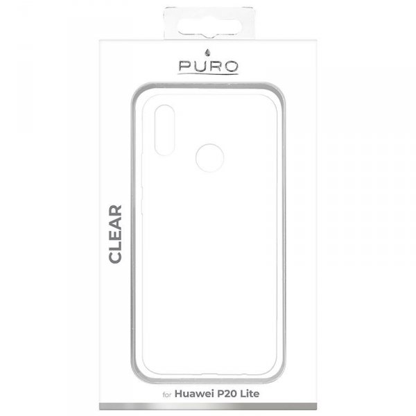 PURO Clear Cover - Etui Huawei P20 Lite (2018) 5.8&quot; (przezroczysty)