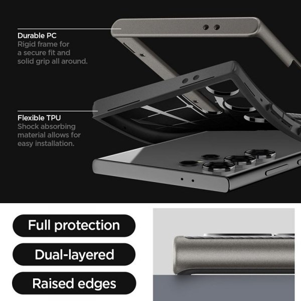 Spigen Neo Hybrid - Etui do Samsung Galaxy S24 Ultra (Gunmetal)