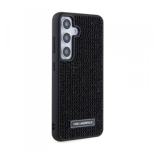 Karl Lagerfeld Rhinestone Metal Logo - Etui Samsung Galaxy S24 (czarny)