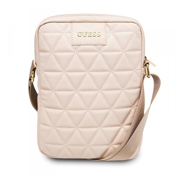 Guess Quilted Tablet Bag - Torba na notebooka / tablet 10&quot; (różowy)
