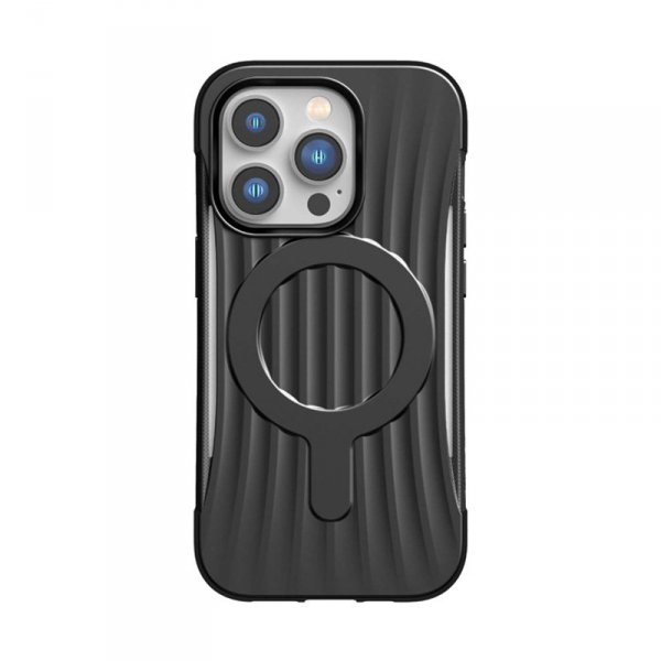 X-Doria Raptic Clutch MagSafe - Biodegradowalne etui iPhone 14 Pro (Drop-Tested 3m) (Black)