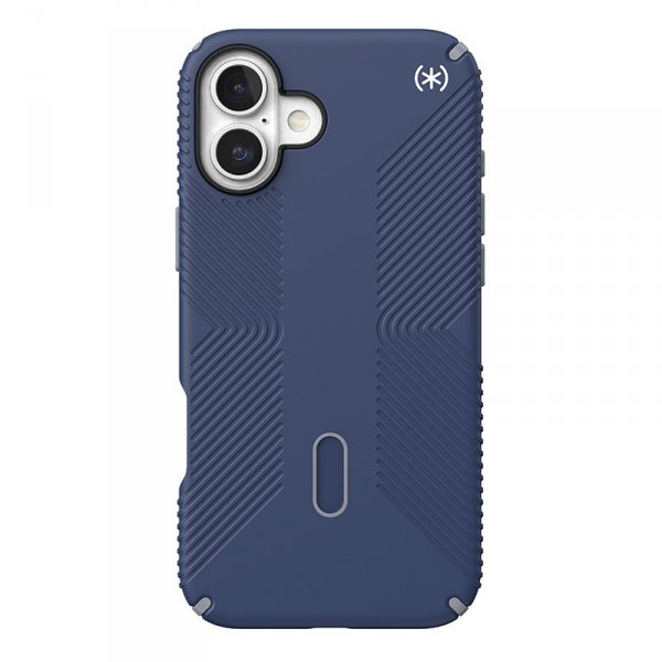 Speck Presidio2 Grip ClickLock & MagSafe - Etui iPhone 16 Plus (Coastal Blue / Dust Grey / White)