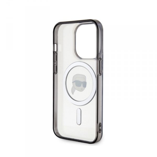Karl Lagerfeld IML Karl Head MagSafe - Etui iPhone 15 Pro (przezroczysty)