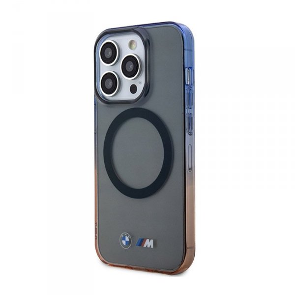 BMW Gradient Bumper MagSafe - Etui iPhone 14 Pro (Szary)