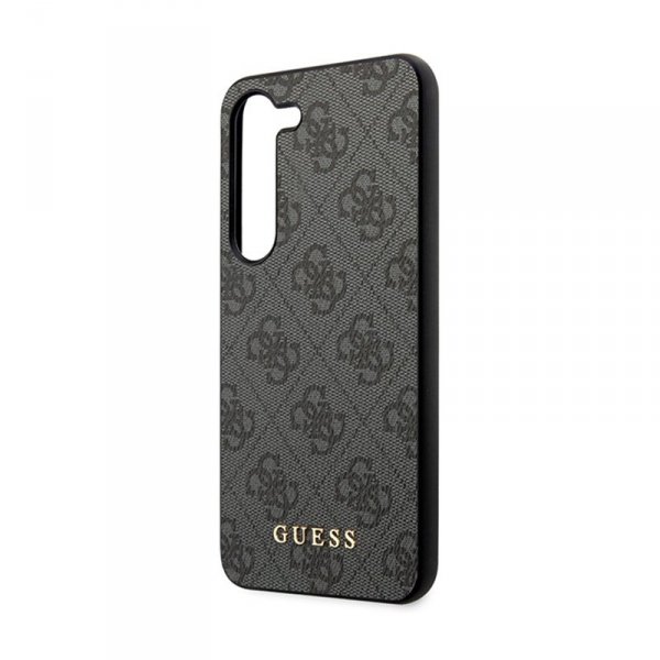 Guess 4G Metal Gold Logo - Etui Samsung Galaxy S24+ (czarny)