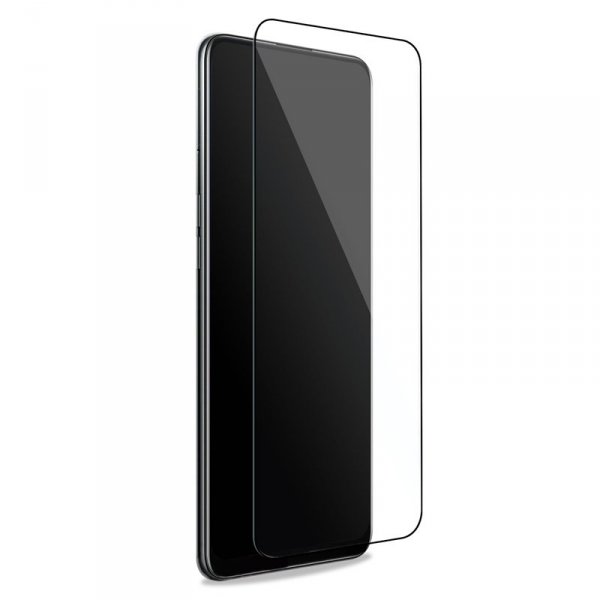 PURO Frame Tempered Glass - Szkło ochronne hartowane na ekran Oppo A94 5G (czarna ramka)