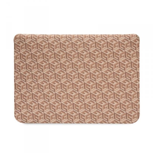 Guess GCube Stripes Computer Sleeve - Etui na notebooka 14&quot; (Brązowy)