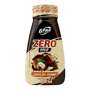 6PAK SYRUP ZERO 500ml CHOCOLATE-COCONUT
