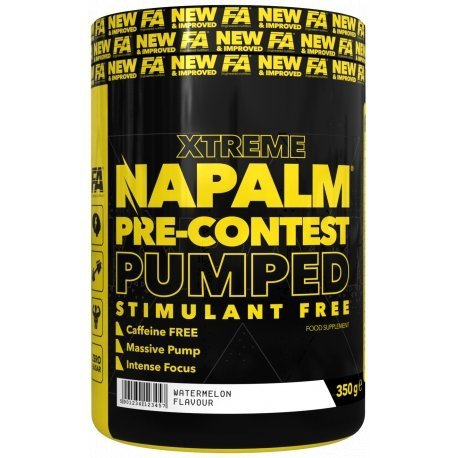 FA Napalm Pre-contest Pumped Stimulant Free 350g