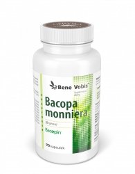 Bacopa Monnieri (Brahmi) -  40% bakozydów - 90 kapsułek