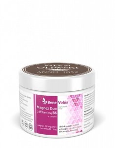 Bene Vobis - Magnez DUO z witaminą B6 - 250g 
