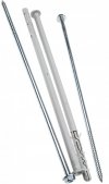 Kołki ramowe rozporowe 10x300 KLUCZ+TX torx 25szt