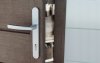 Klamka drzwiowa zewn nierdzewna PROXIMA 92mm DS