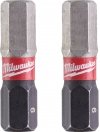 2x Milwaukee Bit Shockwave Hex6 25mm IMPACT DUTY