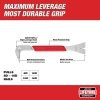 Łapka do wyciągania gwoździ listew 254mm łom Milwaukee