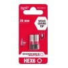 2x Milwaukee Bit Shockwave Hex6 25mm IMPACT DUTY