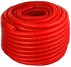 Peszel rura karbowana 21/25mm 50m czerwona do rur pex pp kabli przewodów 320N osłonowa