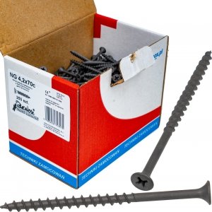 Schnellbauschraube Gipskarton Holz NGC 4,2x70 250Stk. Bauschraube Schraube