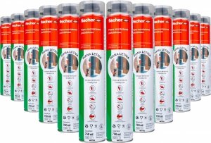 12x Piana Fischer LETNIA 750ml pianka montażowa PU