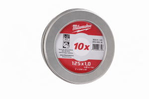 10x Tarcza cieńka tnąca do metalu PRO+ 125x 1x22,2