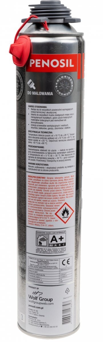 Piana natryskowa PENOSIL EasySpray pianka izolacja