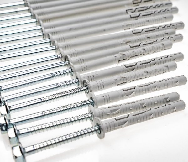 Kołki ramowe rozporowe 10x100 KLUCZ+TX torx 50szt