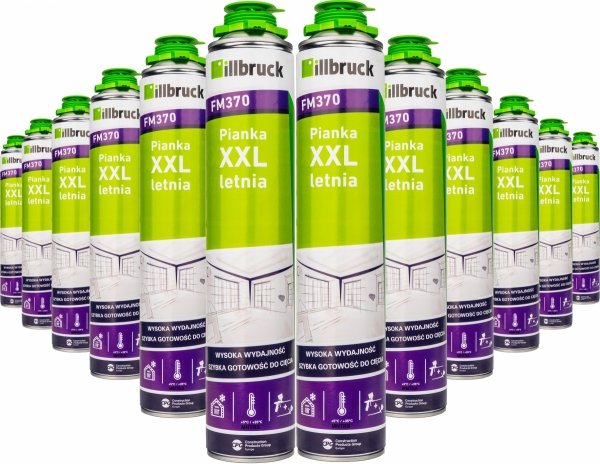 12x Piana Illbruck FM370 880ml montażowa XXL 65L