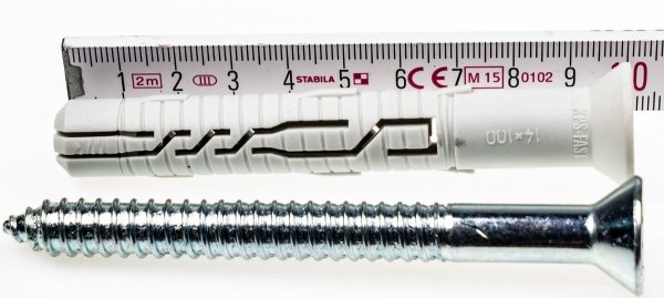 Kołki ramowe rozporowe 14x100 STOŻEK TX torx 20szt