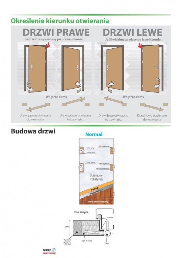 Drzwi wejściowe zewnętrzne Wikęd Premium wzór 26c