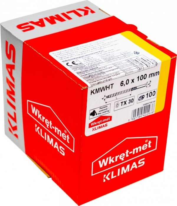 Wkręty ciesielskie TX 6x100 do drewna osb 100szt