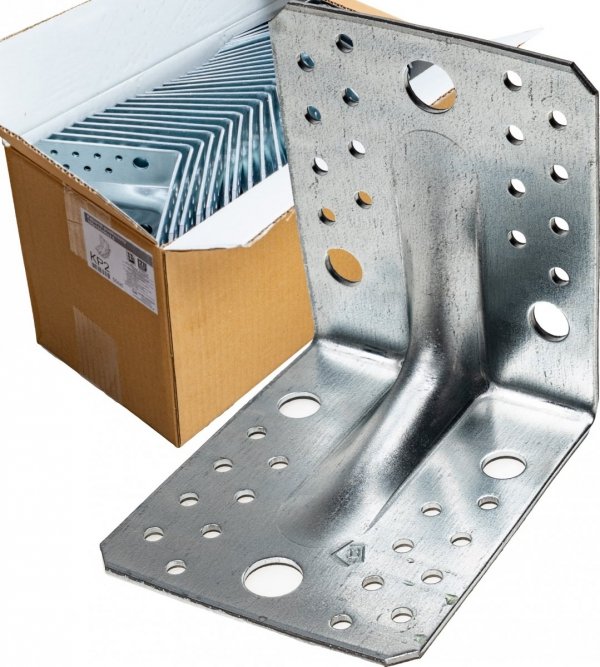 50x Kątownik ciesielski 105x105x90 2,5mm łącznik