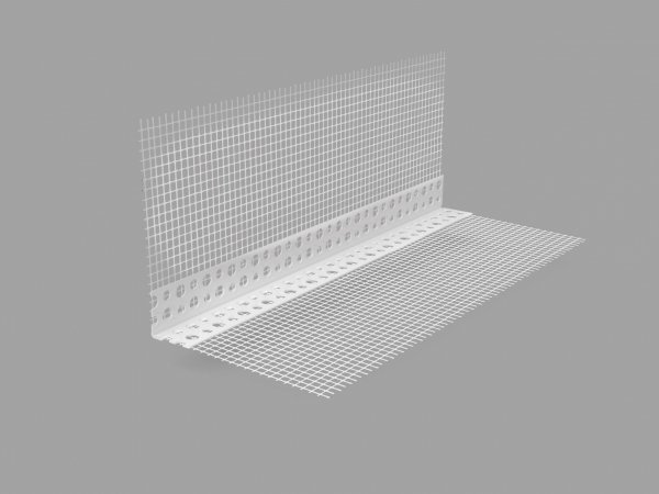 Kątownik narożnik PCV elewacyjny z siatką 25x250cm