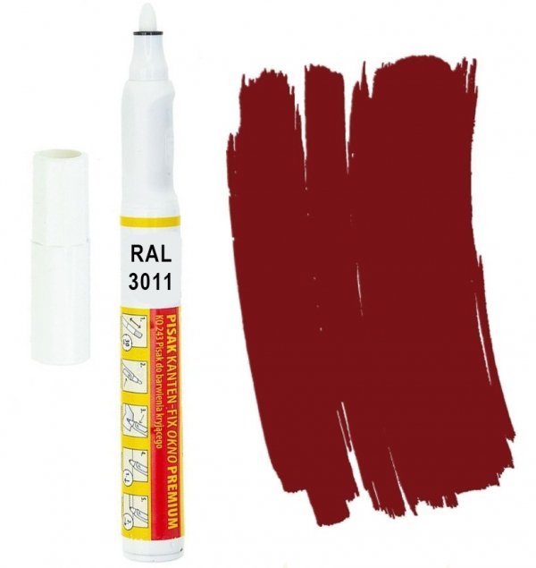 Kanten FIX RAL 3011 czerwony burgundzki Pisak