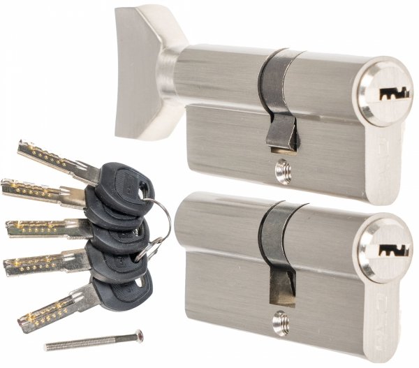 Komplet wkładek 25/50+50/25G system jednego klucza