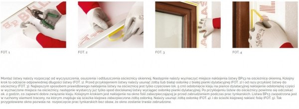 25x Listwa przyokienna Apu siatka 6/3 2,5m antracyt